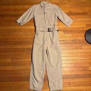 Polo Ralph Lauren Tan utility Safari Belted Wmns Sze 0 jumpsuit